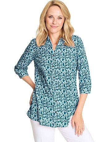 Chemisier Long Joli Motif Léopard - Taille Standard - Moda Vilona