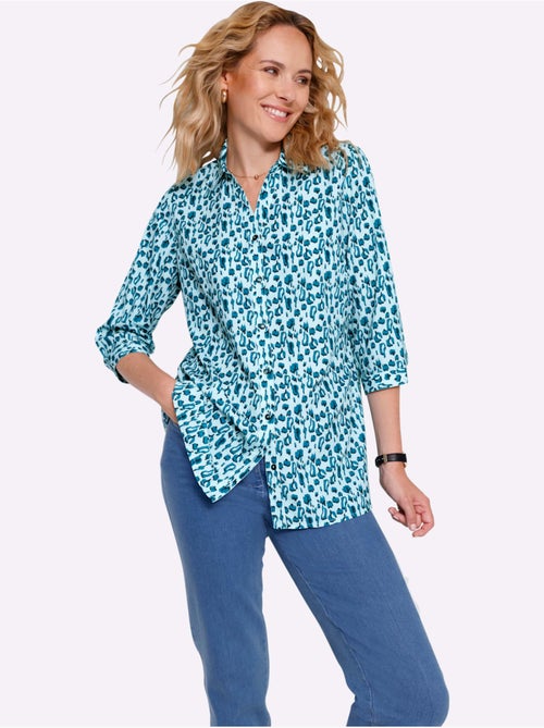 Chemisier Long Joli Motif Léopard - Taille Standard - Moda Vilona - Kiabi