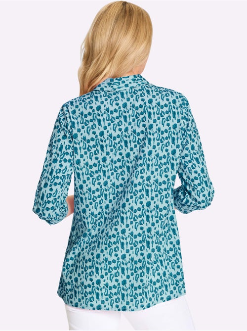Chemisier Long Joli Motif Léopard - Taille Standard - Moda Vilona - Kiabi