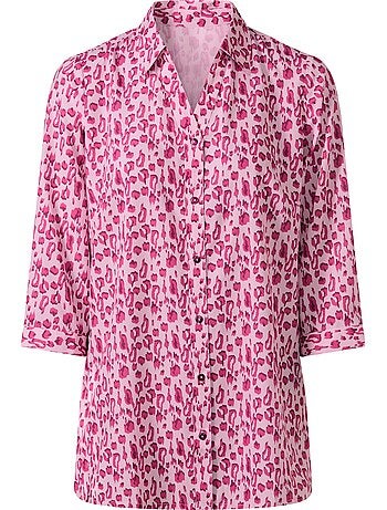 Chemisier Long Joli Motif Léopard - Taille Standard - Moda Vilona