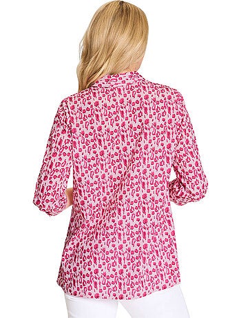 Chemisier Long Joli Motif Léopard - Taille Standard - Moda Vilona