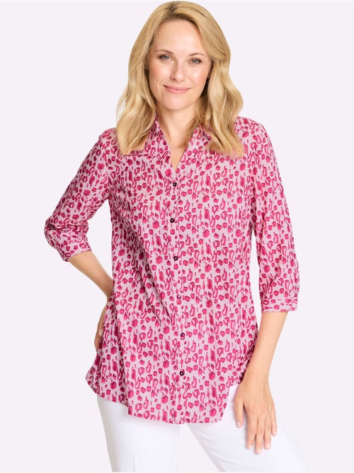 Chemisier Long Joli Motif Léopard - Taille Standard - Moda Vilona - Kiabi