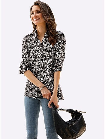 Chemisier Long Légèrement évasé - Taille Standard - Moda Vilona