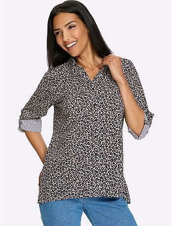 Chemisier Long Légèrement évasé - Taille Standard - Moda Vilona