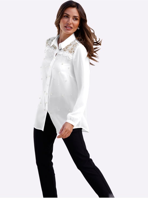 Chemisier Long Longueur Tendance - Taille Standard - Witt - Kiabi Chemisier Long Longueur Tendance - Taille Standard - Witt - Kiabi