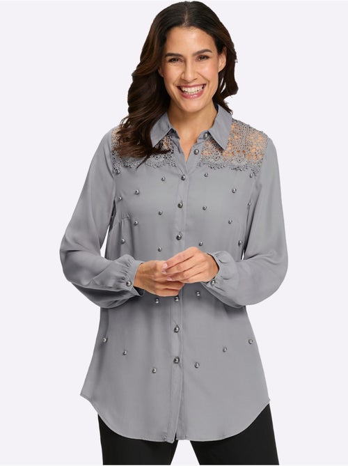 Chemisier Long Longueur Tendance - Taille Standard - Witt - Kiabi Chemisier Long Longueur Tendance - Taille Standard - Witt - Kiabi