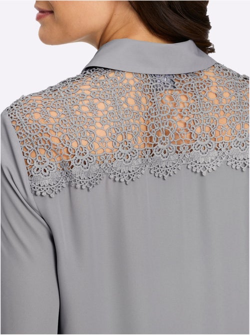 Chemisier Long Longueur Tendance - Taille Standard - Witt - Kiabi Chemisier Long Longueur Tendance - Taille Standard - Witt - Kiabi