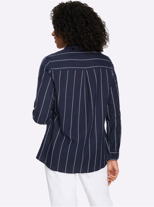 Chemisier long pur coton - taille standard - moda vilona - Kiabi Chemisier long pur coton - taille standard - moda vilona - Kiabi