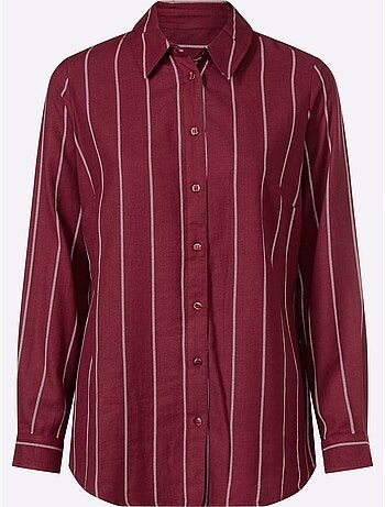 Chemisier long pur coton - taille standard - moda vilona