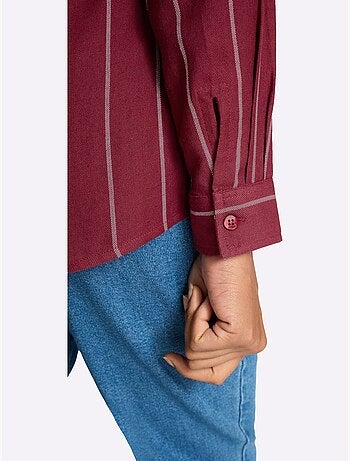 Chemisier long pur coton - taille standard - moda vilona