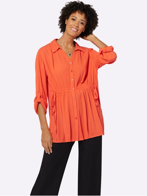 Chemisier Long Pure Viscose - Taille Standard - Witt - Kiabi Chemisier Long Pure Viscose - Taille Standard - Witt - Kiabi