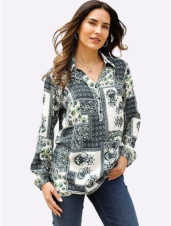 Chemisier Long Qualité Tissée - Taille Standard - Moda Vilona