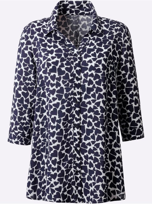 Chemisier Long Viscose Douce Et Fluide - Taille Standard - Moda Vilona - Kiabi Chemisier Long Viscose Douce Et Fluide - Taille Standard - Moda Vilona - Kiabi