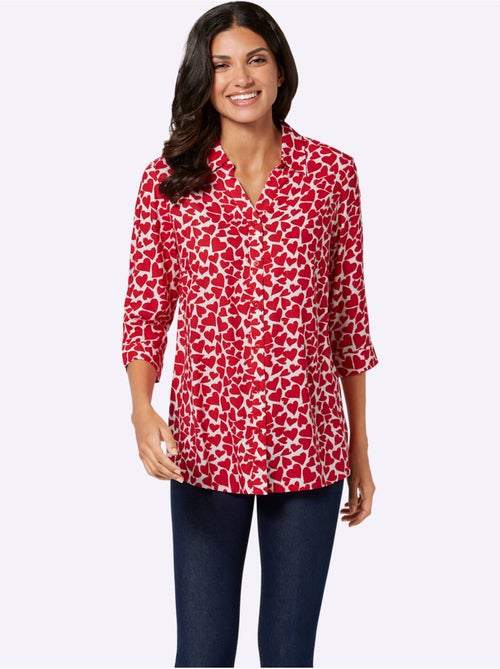 Chemisier Long Viscose Douce Et Fluide - Taille Standard - Moda Vilona - Kiabi
