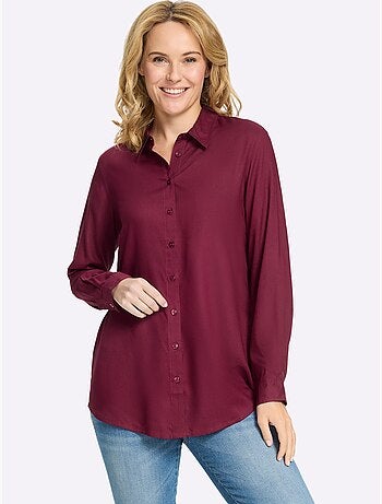 Chemisier Long Viscose Douce Et Fluide - Taille Standard - Moda Vilona