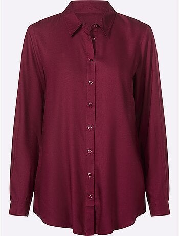 Chemisier Long Viscose Douce Et Fluide - Taille Standard - Moda Vilona