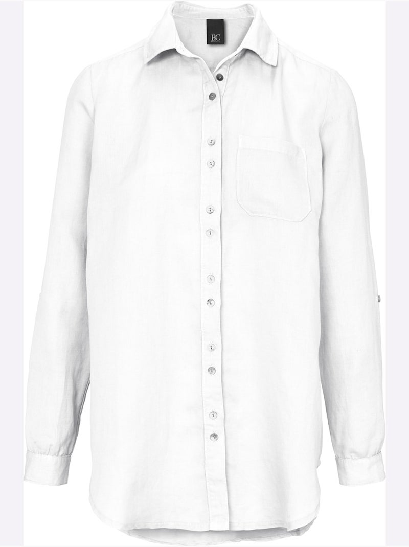 Chemisier Look Tendance - Taille Standard - Helline Blanc - Kiabi