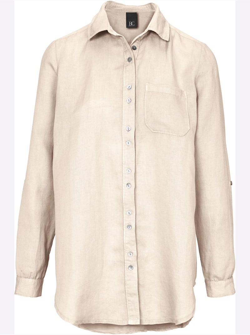 Chemisier Look Tendance - Taille Standard - Helline Sable - Kiabi