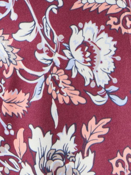 Chemisier maille chaude à volants - Damart - Kiabi