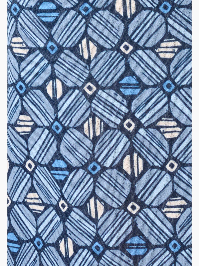 Chemisier maille crêpe - Damart Bleu - Kiabi
