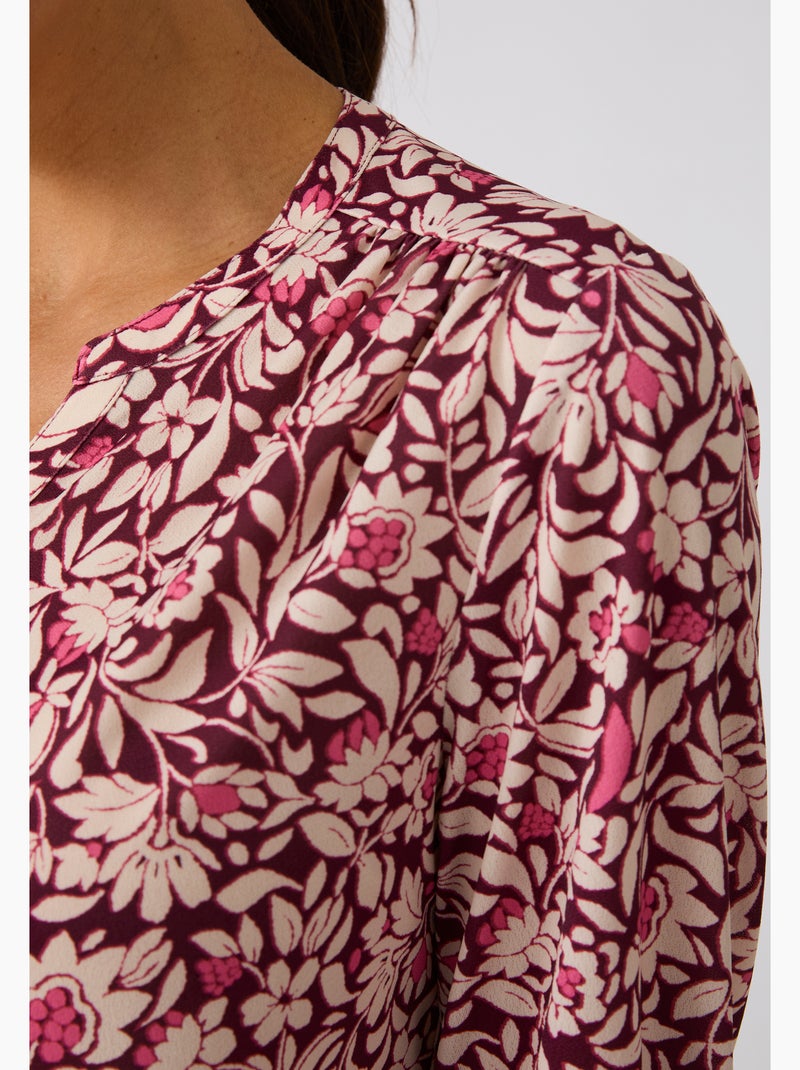 Chemisier maille crêpe - Damart Rose - Kiabi