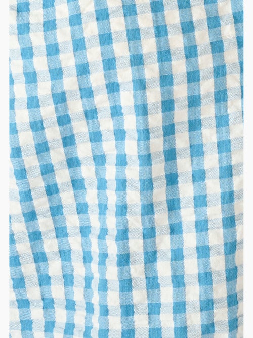 Chemisier manches courtes en tissu gaufré - Damart - Kiabi