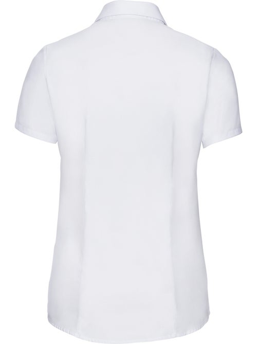 Chemisier manches courtes motif/style uni - russell collection - Kiabi Chemisier manches courtes motif/style uni - russell collection - Kiabi