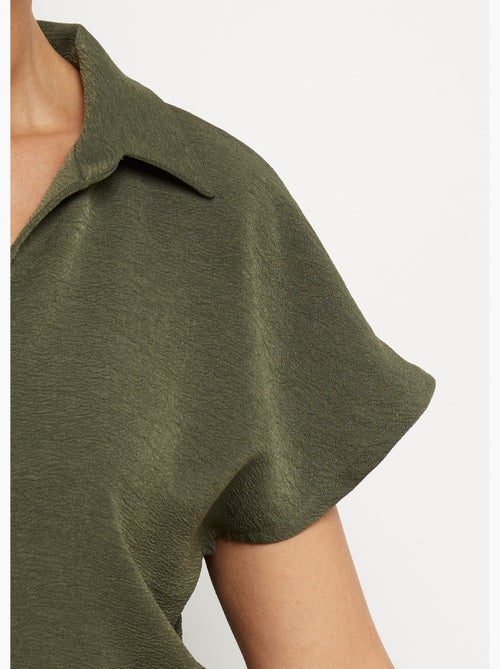 Chemisier manches courtes, noué taille - Afibel - Kiabi
