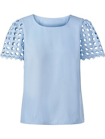 Chemisier Manches En Dentelle - Taille Standard - helline