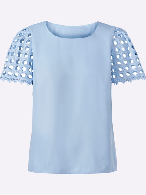 Chemisier Manches En Dentelle - Taille Standard - Helline - Kiabi