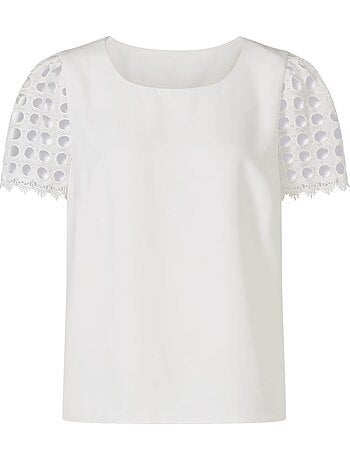 Chemisier Manches En Dentelle - Taille Standard - helline