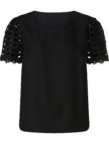 Chemisier Manches En Dentelle - Taille Standard - helline