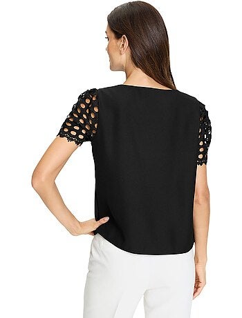 Chemisier Manches En Dentelle - Taille Standard - helline