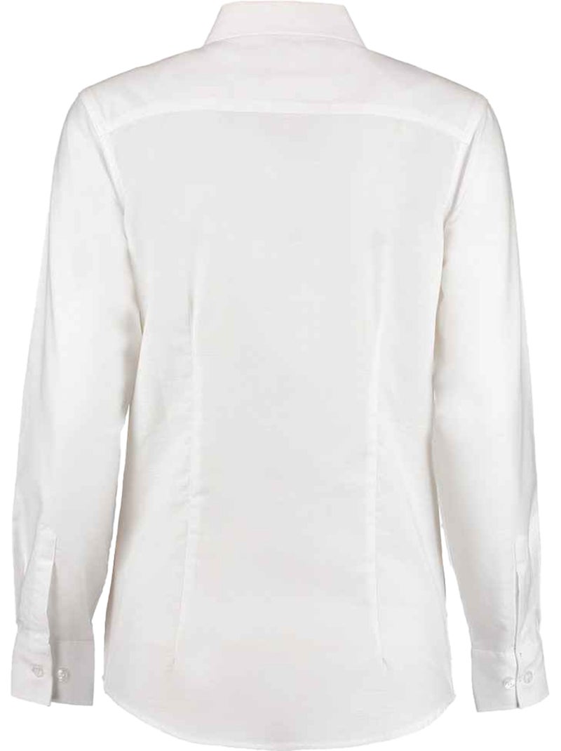 Chemisier manches longues - kustom kit Blanc - Kiabi
