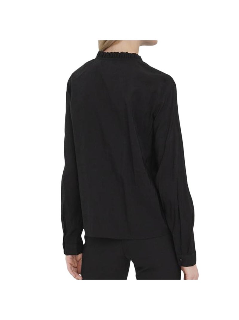 Chemisier Manches Longues Femme Vero Moda Noir - Kiabi