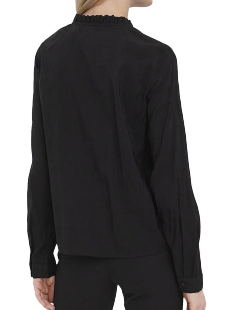 Chemisier Manches Longues Femme Vero Moda Noir - Kiabi
