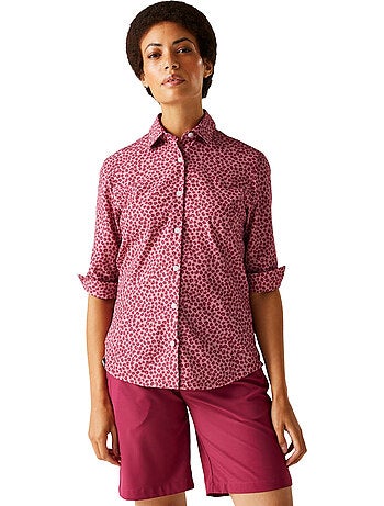 Chemisier manches ¾ motif/style floral kinnis - regatta