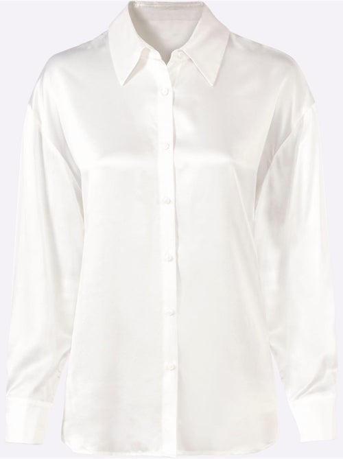 Chemisier Mélange De Soie Et Viscose De Qualité - Taille Standard - Helline - Kiabi Chemisier Mélange De Soie Et Viscose De Qualité - Taille Standard - Helline - Kiabi