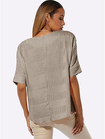 Chemisier Mélange Viscose-lin Estival - Taille Standard - Helline