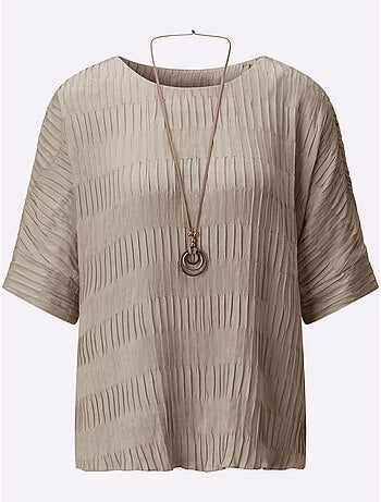 Chemisier Mélange Viscose-lin Estival - Taille Standard - Helline