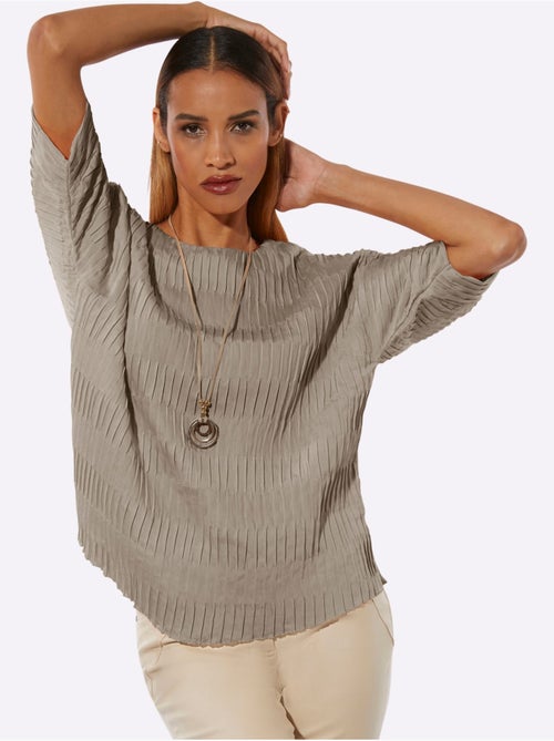 Chemisier Mélange Viscose-lin Estival - Taille Standard - Helline - Kiabi