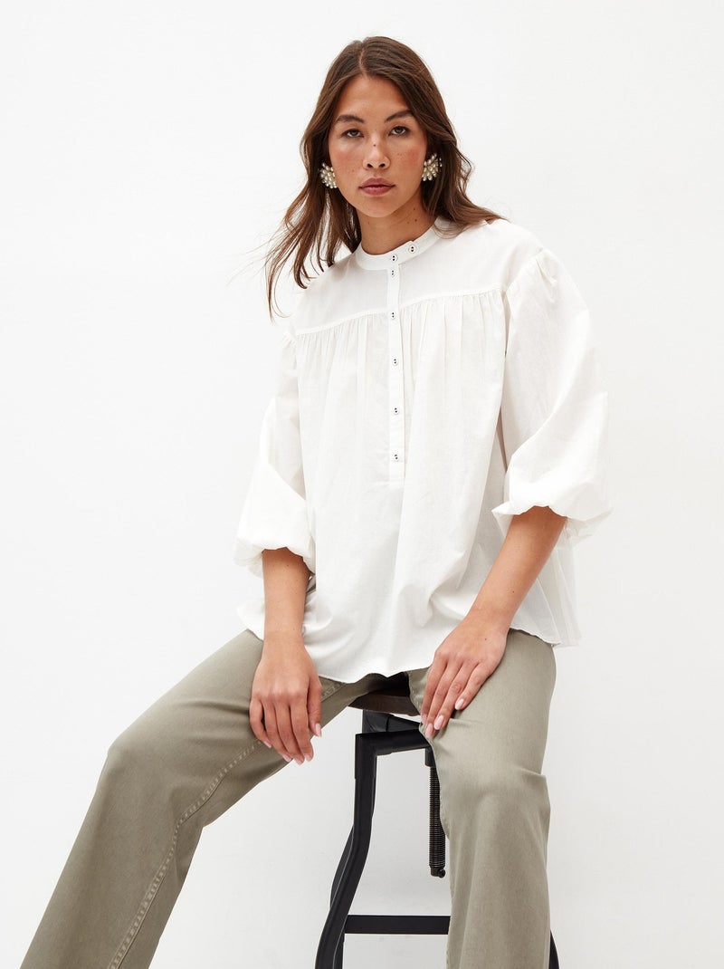 Chemisier  MO Fashion Beige - Kiabi