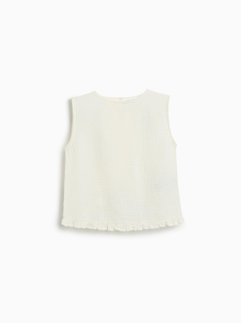 Chemisier MO Fashion Blanc - Kiabi