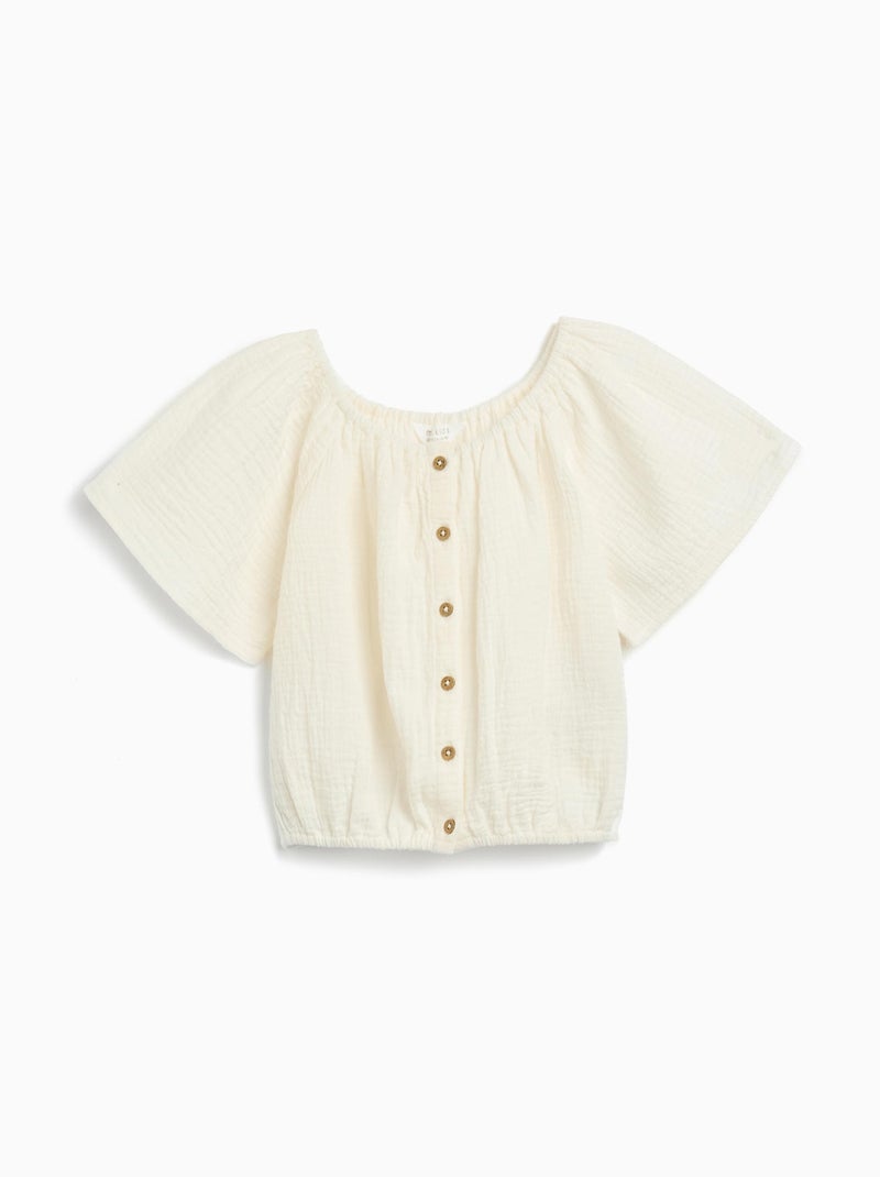 Chemisier MO Fashion Blanc - Kiabi