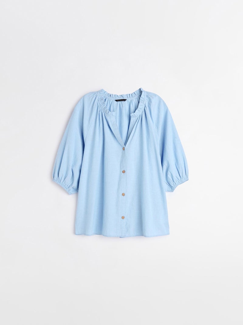 Chemisier MO Fashion Bleu - Kiabi