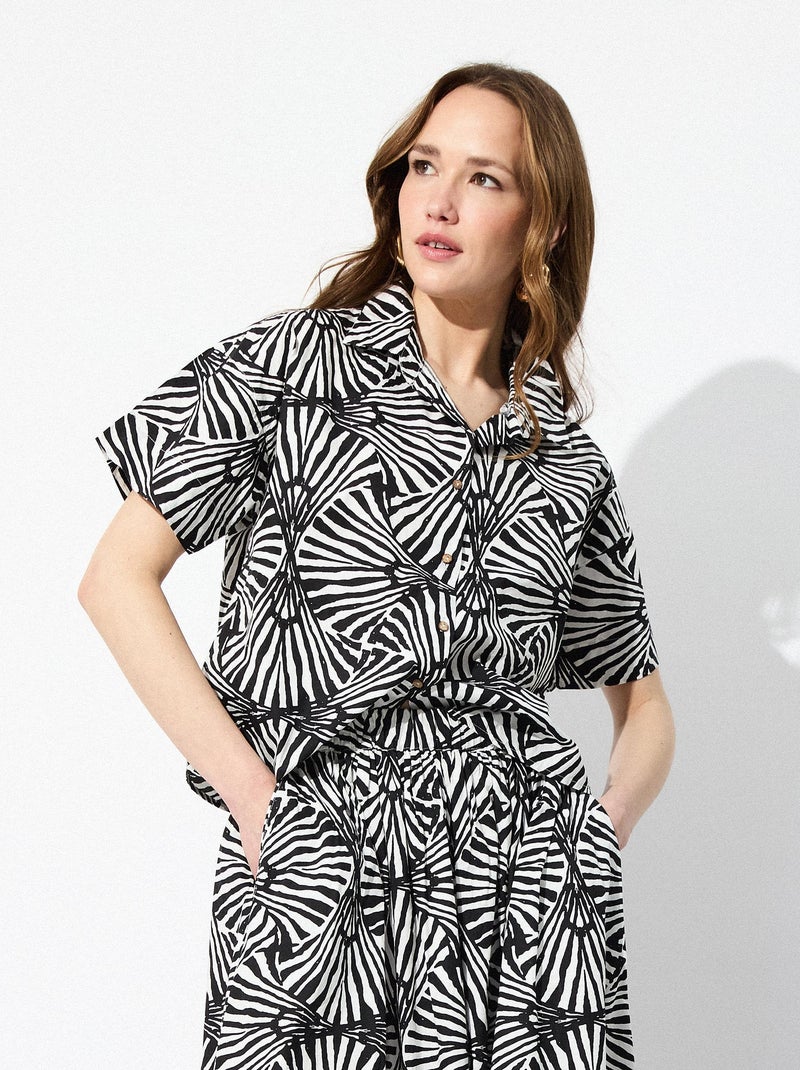 Chemisier  MO Fashion Noir - Kiabi