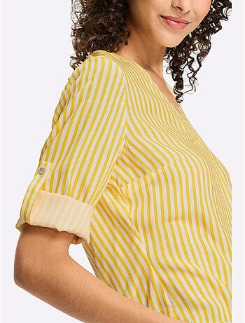 Chemisier Motif à Rayures Mode - Taille Standard - Helline