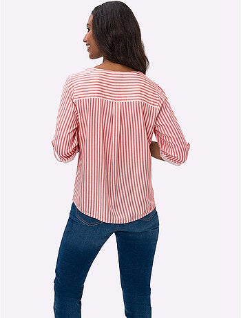 Chemisier Motif à Rayures Mode - Taille Standard - Helline