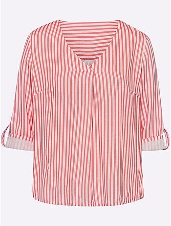Chemisier Motif à Rayures Mode - Taille Standard - Helline