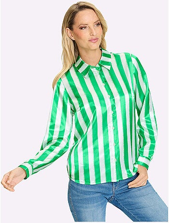 Chemisier Motif à Rayures Mode - Taille Standard - Helline